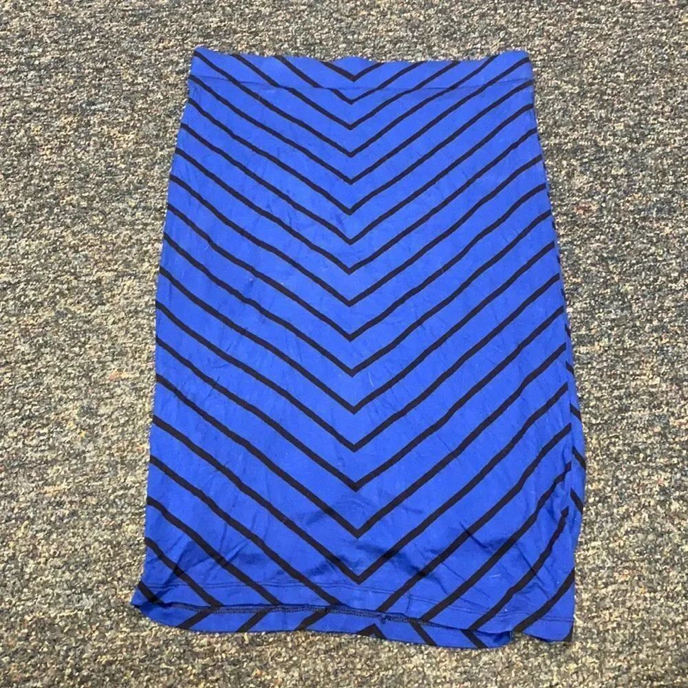 Apt. 9 Blue Stripped Pencil Skirt sz. M